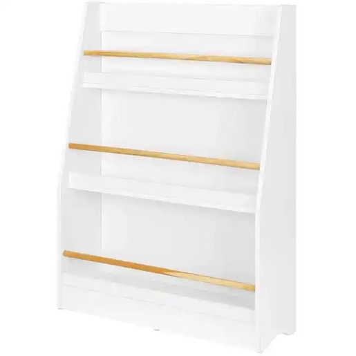 KINDER HOME dječja polica organizator za knjige i igračke, bijela boja TF-6142-V