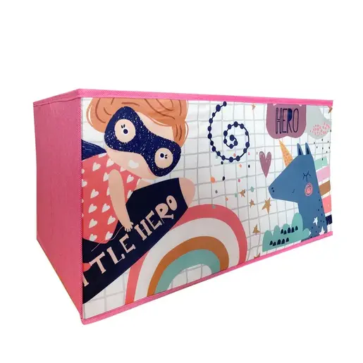 KINDER HOME Organizator za igračke i knjige roza TF-6018