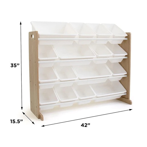 KINDER HOME dječja drvena polica bijela JVTR-3278