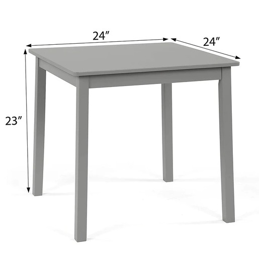 KINDER HOME dječji drveni stol sa 2 stolice šareni TF6644