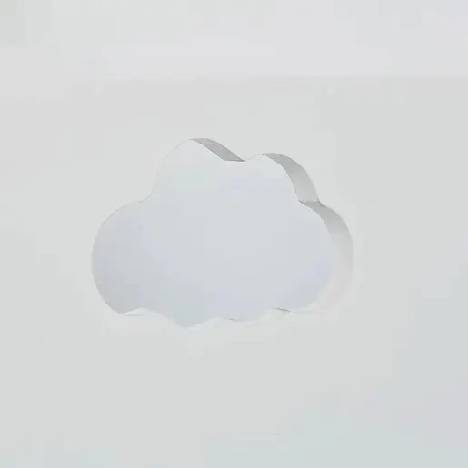 KINDER HOME dječja drvena polica za knjige sa dijelom za skladištenje bijela TF-5733