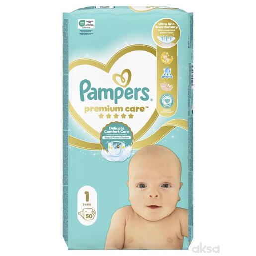 Pampers Active Baby Premium pelene VP New Born vel. 1 (2-5kg) 50 kom
