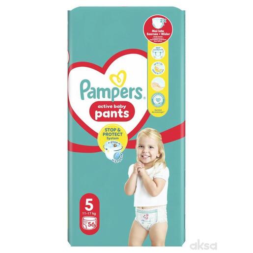 Pampers Pants pelene-gaćice gp Junior vel. 5 (11-17kg) 56 kom