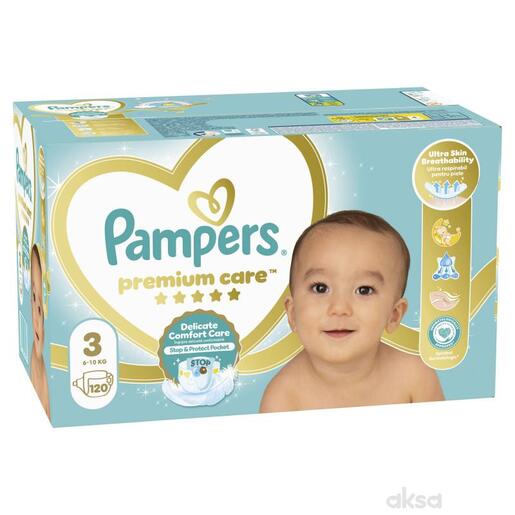 Pampers Active Baby Premium Mega Box pelene Midi vel. 3 (6-10kg) 120 kom