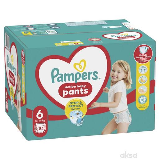 Pampers Pants pelene-gaćice Mega Box vel. 6 (13-19kg) 84 kom