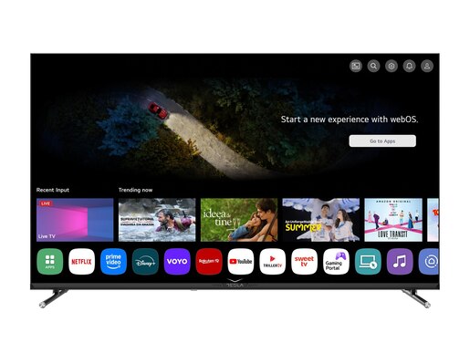 TESLA LED televizor 50E655BUW, 4K Ultra HD, Smart TV, WebOS, ThinQ AI, Dolby Audio, Magic Remote, Crni