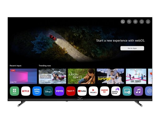 TESLA LED televizor 55E655BUW , 4K Ultra HD, Smart TV, WebOS, ThinQ AI, Dolby Audio, Magic Remote, Crni