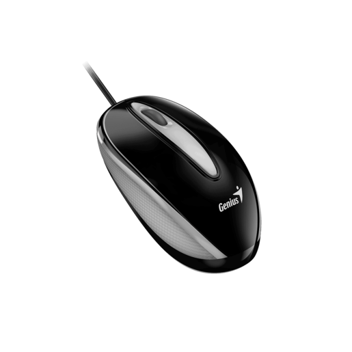 Genius miš DX-Mini USB LED miš black, 1000 DPI, 1.5m, 3 tipke, optički