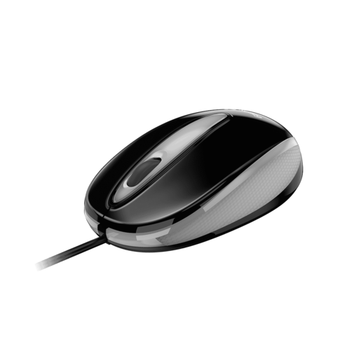 Genius miš DX-Mini USB LED miš black, 1000 DPI, 1.5m, 3 tipke, optički