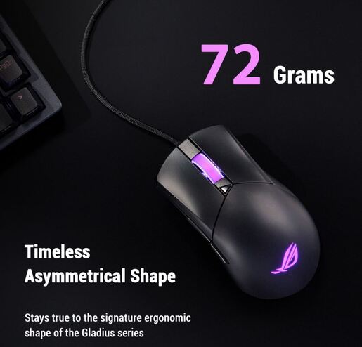 ASUS miš ROG GLADIUS III CORE