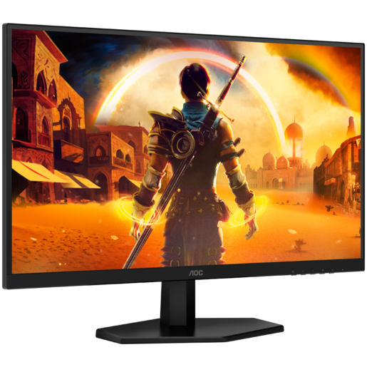 AOC monitor 27G42E gaming, 27, FullHD, IPS, 300 cd/m2, Adaptive Sync, HDR10, HDMI, DP, 180Hz, 1ms