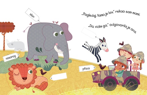 Upoznajmo životinje sa naljepnicama - knjiga s naljepnicama za djecu