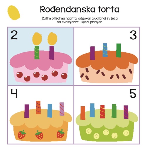 Bojimo prstima - Žuta