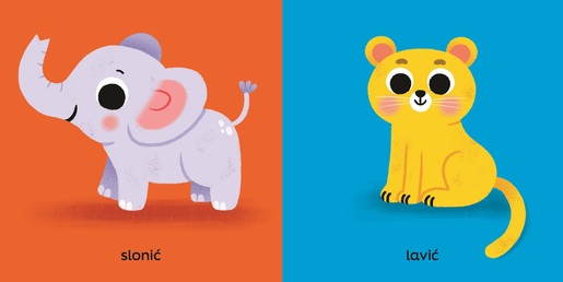 Razigrane oči - Bebe životinja - knjiga za djecu