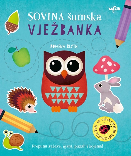 Sovina šumska vježbanka - edukativna knjiga za djecu