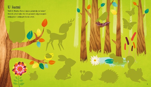 Sovina šumska vježbanka - edukativna knjiga za djecu