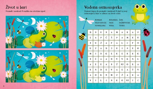 Sovina šumska vježbanka - edukativna knjiga za djecu