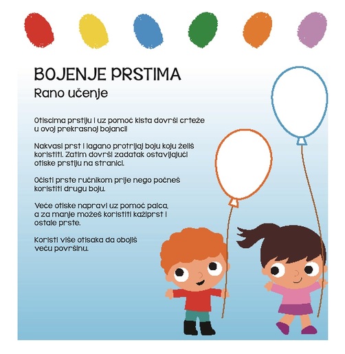 Bojimo prstima - Plava