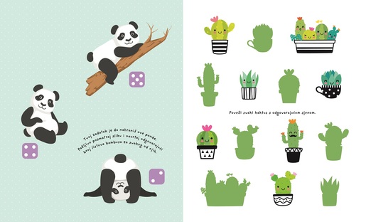 Igre i mozgalice - Džungla - edukativna knjiga za djecu