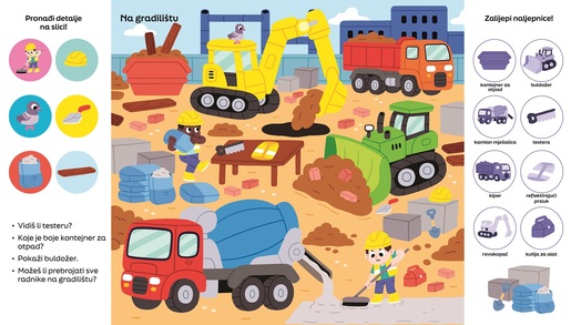 Pronađi i zalijepi 101 detalj sa slike - Prevozna sredstva