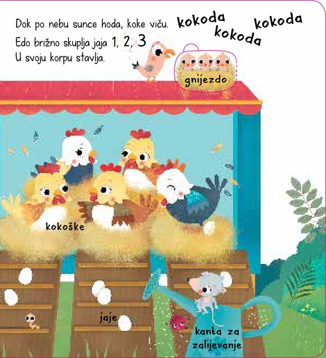 Edo medo na selu - Moja prva 3D knjiga sa prozorčićima