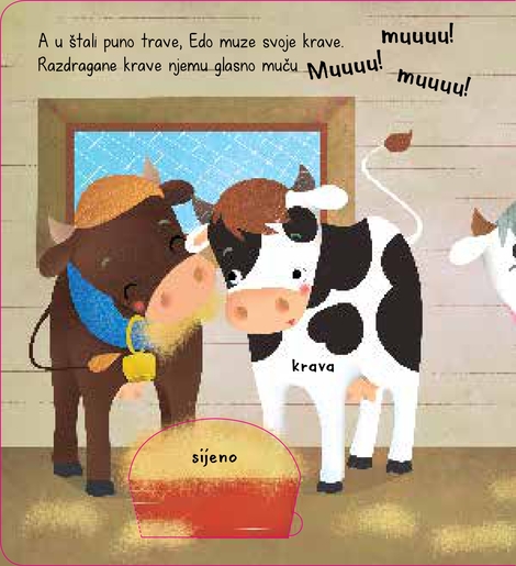 Edo medo na selu - Moja prva 3D knjiga sa prozorčićima