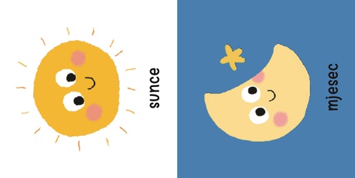 Knjiga sa zvečkom - Prve riječi