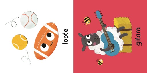 Knjiga sa zvečkom - Prve riječi