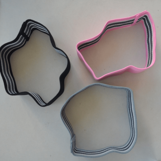 Set kratkih platnenih kružnih traka