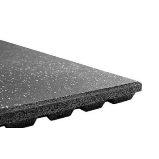 Podloga Antishock 1000 x 1000 x 25mm BLACK with grey EPDM