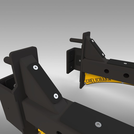 Zidni stalak sa klupom-Wall folding rack with bench