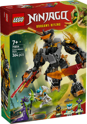 LEGO® NINJAGO® Coleov robot za misije i zmajski Zane 71854