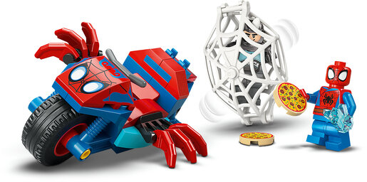LEGO® Marvel Spidey na motociklu protiv Rhina 11206