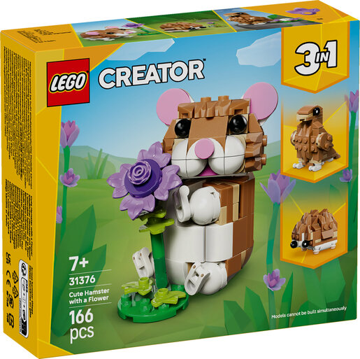 LEGO® Creator Slatki hrčak s cvijetom 31376