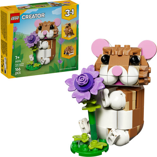 LEGO® Creator Slatki hrčak s cvijetom 31376