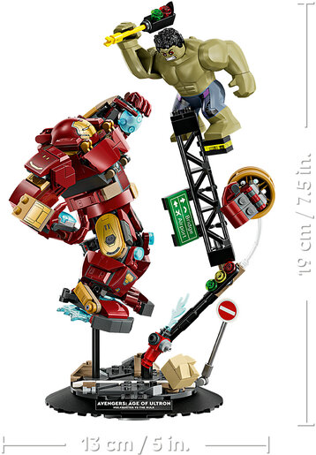 LEGO® Marvel Epska bitka: Hulkbuster protiv Hulka 76343