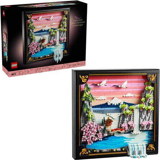 LEGO® Art Japanski pejzaž s cvjetovima trešnje 31218