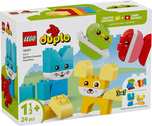 LEGO® DUPLO® Slatki kreativni ljubimci 3 u 1 10477
