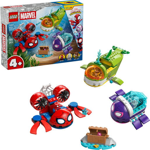 LEGO® Marvel Spidey: Podvodna vozila 11207
