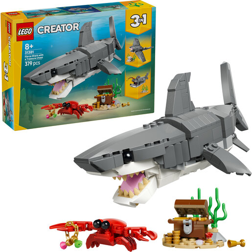 LEGO Creator Opasni morski pas i škrinja s blagom 31381