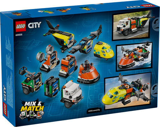 LEGO® City Kombinacija: zrakoplov, kamion i letjelica 60505