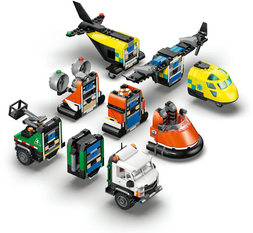 LEGO® City Kombinacija: zrakoplov, kamion i letjelica 60505