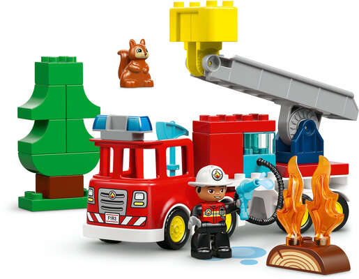 LEGO® DUPLO® Vatrogasni kamion s crijevom i vatrogasac 10473