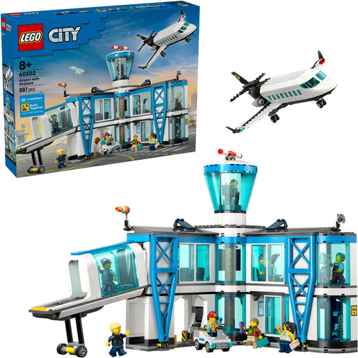 LEGO® City Zračna luka i zrakoplov 60502