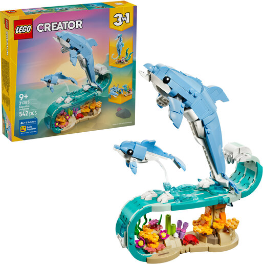 LEGO® Creator Morske životinje: Prekrasni dupini 31385