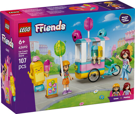 LEGO® Friends Pokretni štand sa sladoledom i balonima 42692