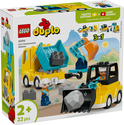 LEGO® DUPLO® Građevinska vozila 3 u 1 10475