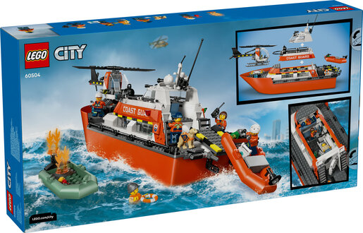 LEGO® City Brod i helikopter obalne straže 60504