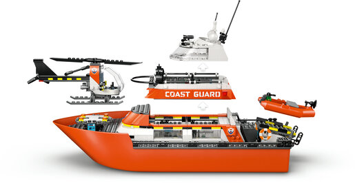 LEGO® City Brod i helikopter obalne straže 60504