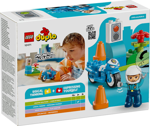 LEGO® DUPLO® Plavi policijski motocikl 10471